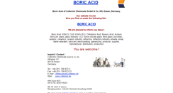 Desktop Screenshot of boric-acid.de